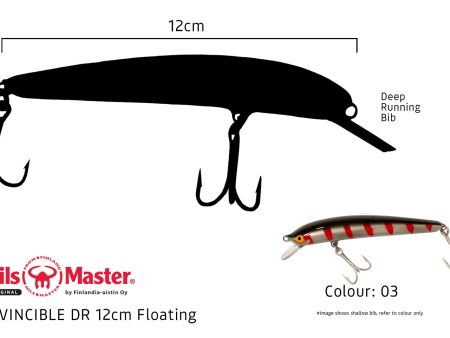 Nils Master Invincible-DR 12cm 24g For Discount