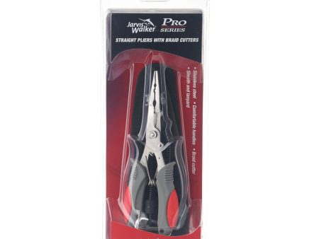 Jarvis Walker Pro Series Straight Pliers with Braid Cutters SS Sale