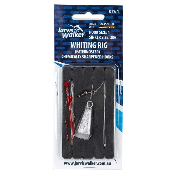 Jarvis Walker Whiting Rig With Chemically Sharpened #4 Hook Rig Discount