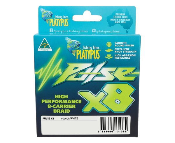 Platypus Pulse X8 Braid White - 300m Hot on Sale