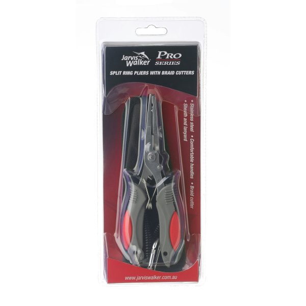 Jarvis Walker Pro Series Split Ring Pliers with Braid Cutters SS Online