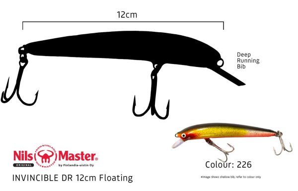 Nils Master Invincible-DR 12cm 24g For Discount