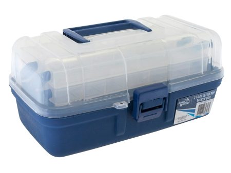 Jarvis Walker 2-Tray Clear-Top Tackle Box on Sale