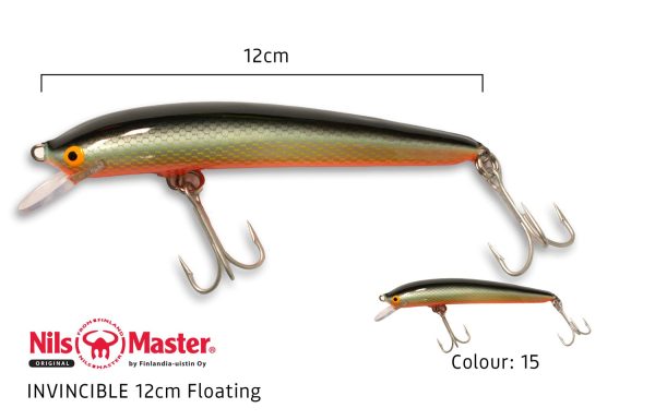 Nils Master Invincible-F 12cm 24g Hot on Sale