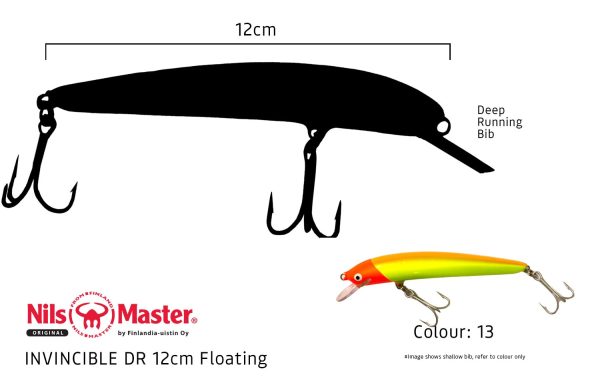 Nils Master Invincible-DR 12cm 24g For Discount