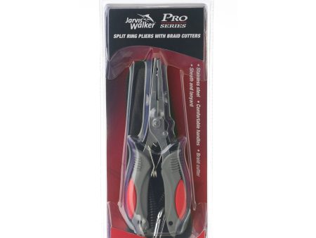 Jarvis Walker Pro Series Split Ring Pliers with Braid Cutters SS Online