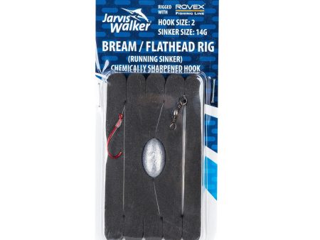 Jarvis Walker Bream   Flathead Rig With Chemically Sharpened #2 Hook Rig Supply