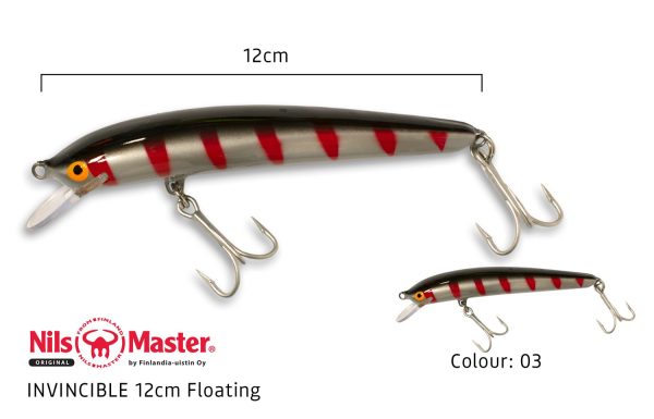 Nils Master Invincible-F 12cm 24g Hot on Sale