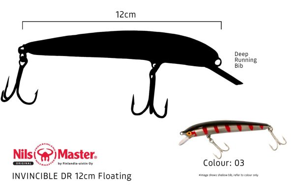 Nils Master Invincible-DR 12cm 24g For Discount