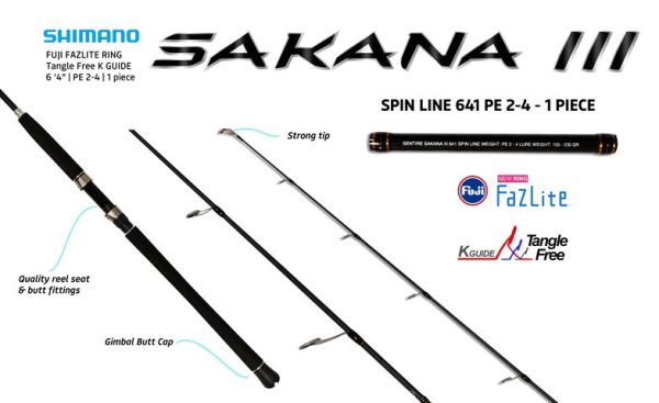 Shimano Sakana 3 Rods Spin Series Online