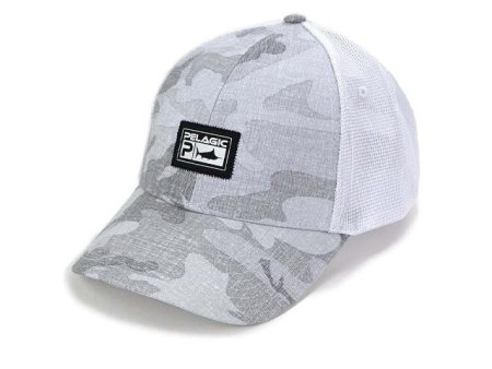 Pelagic Cap The Slide Offshore Fish Camo White For Cheap