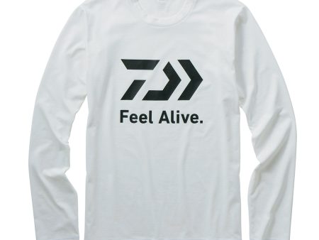 DAIWA L S FEEL ALIVE T SHIRT- WHITE Online Sale