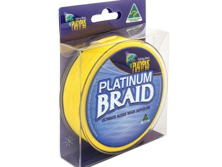 Platypus Platinum Braid 125Yds Yellow For Sale