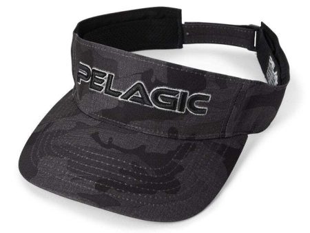 Pelagic Visor Fish Camo Black Online now