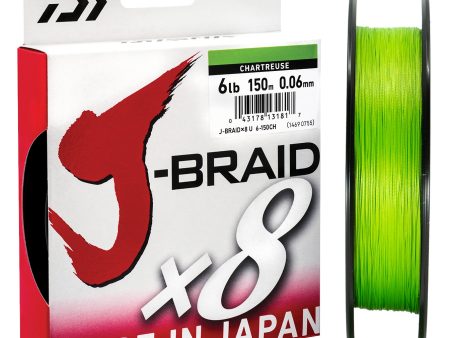 Daiwa J-Braid 8 - Chartreuse Line Online Hot Sale