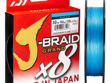 Daiwa J-Braid 8 Grand - Island Blue Line Discount