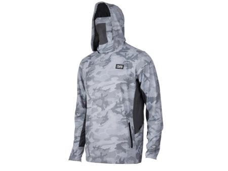 Pelagic Exo-Tech Long Sleeve Shirt - Grey Fish Camo Fashion