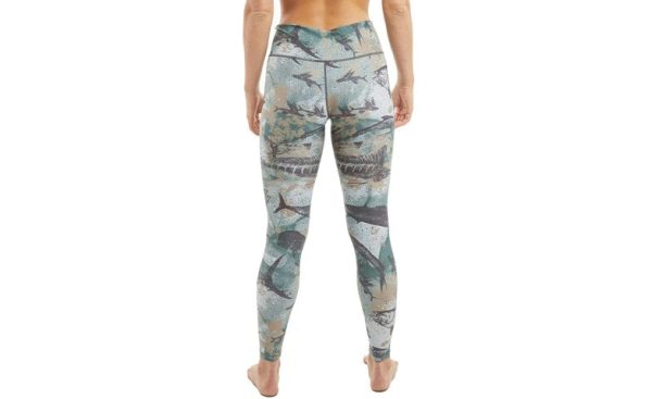 Pelagic Maui Legging Open Seas Camo Army Green Supply