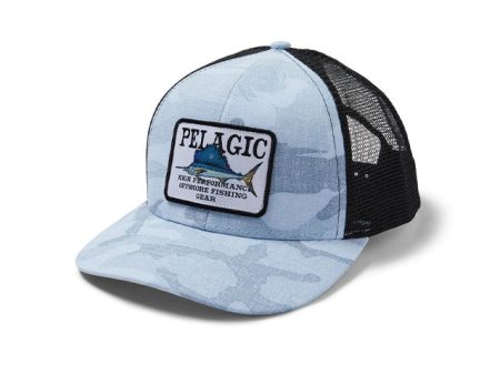 Pelagic Cap Gamefish Sailfish Fish Camo Slate Online Sale