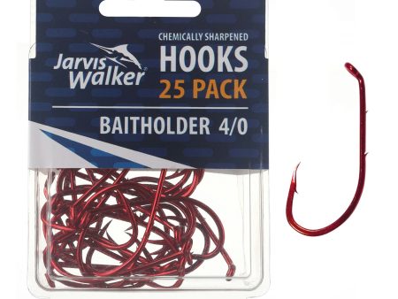 Jarvis Walker Red Baitholder Hooks For Sale