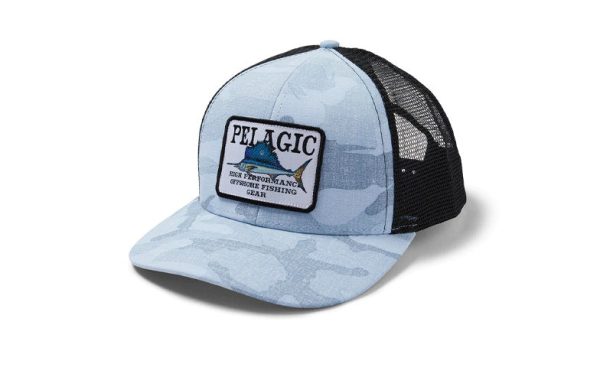 Pelagic Cap Gamefish Sailfish Fish Camo Slate Online Sale