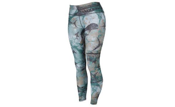 Pelagic Maui Legging Open Seas Camo Army Green Supply