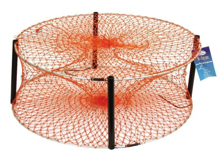 Jarvis Walker Pro Round Crab Pot - 4-Entry HD Mesh - PVC Uprights For Cheap