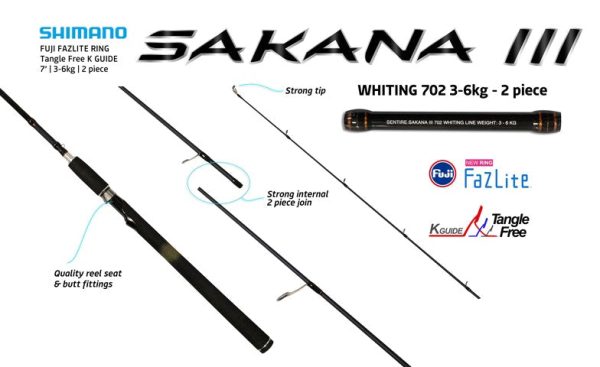 Shimano Sakana 3 Rods Spin Series Online