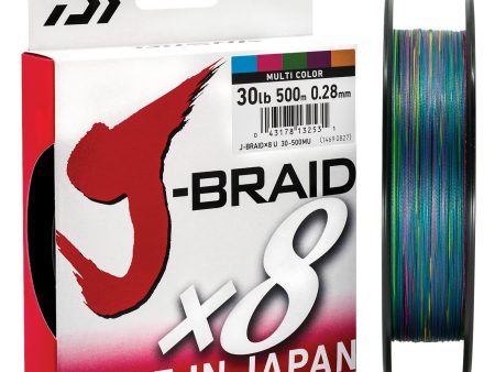 Daiwa J-Braid 8 - Multi-Colour Line Supply