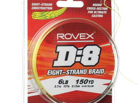 Rovex D:8 Braid Hi Vis Yellow For Cheap