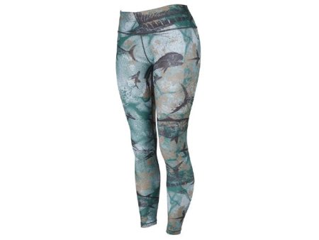 Pelagic Maui Legging Open Seas Camo Army Green Supply